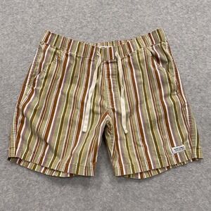 Banks Journal Shorts Mens 34 Multicolor Striped Boardshort